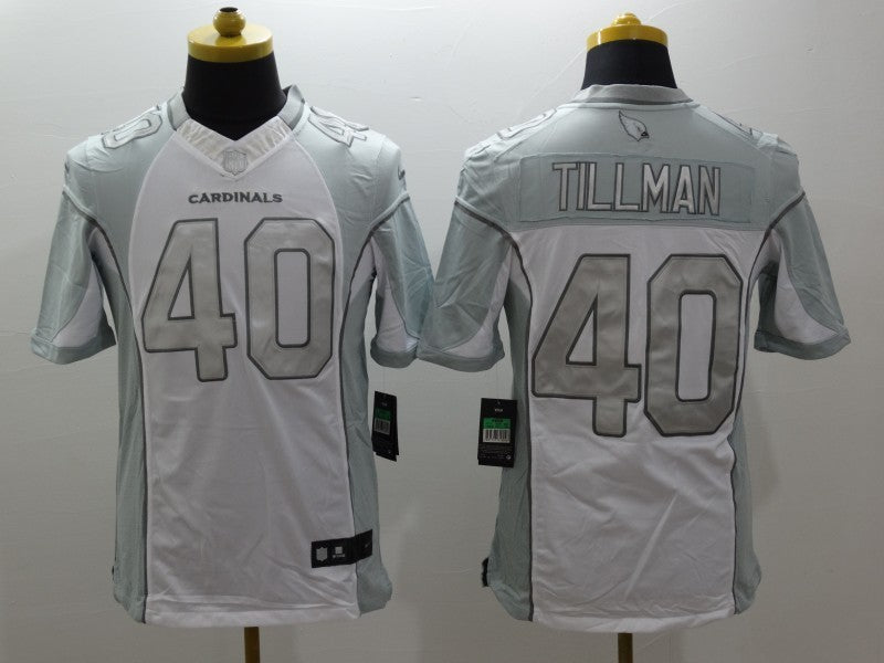CAMISA ARIZONA CARDINALS - NFL - BRANCO E PRATA