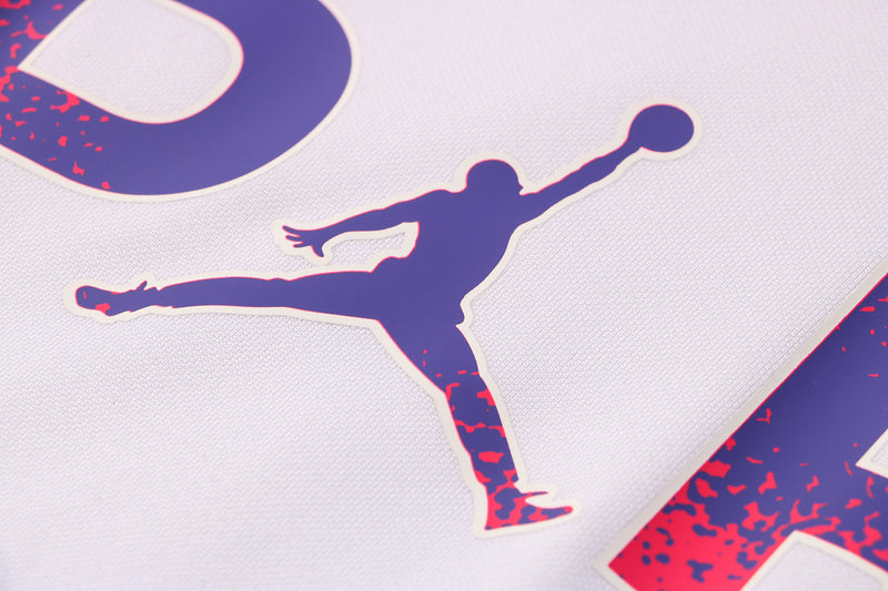 KIT MOLETOM - PARIS SAINT GERMAIN (PSG) - BRANCO, ROXO E ROSA