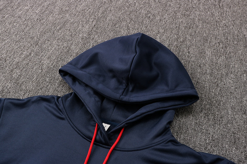 KIT MOLETOM - PARIS SAINT GERMAIN (PSG) -  AZUL E VERMELHO