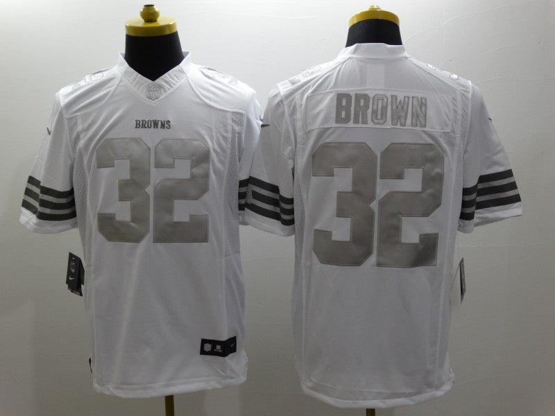 CAMISA CLEVELAND BROWNS - NFL - BRANCO E PRATA