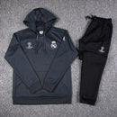 KIT PASSEIO COM CAPUZ - REAL MADRID - CINZA CHAMPIONS LEAGUE