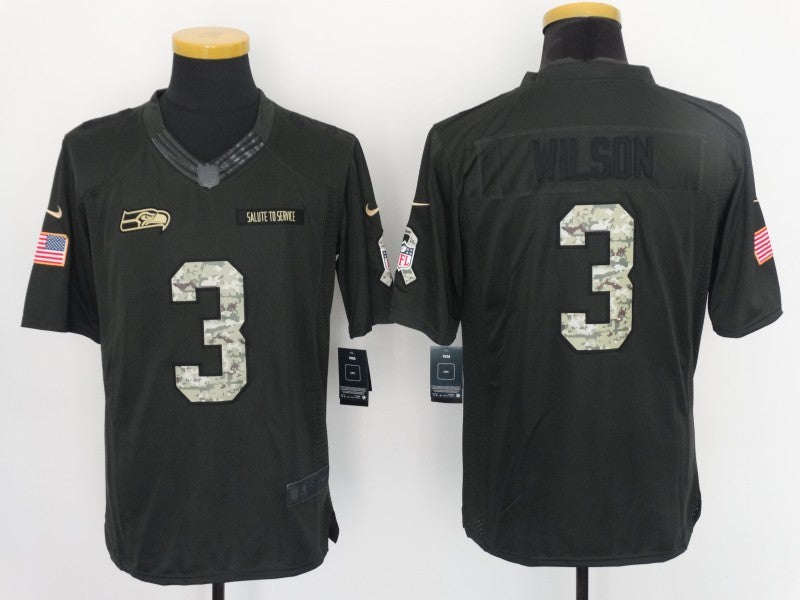 CAMISA SEATTLE SEAHAWKS - NFL - PRETO E BRANCO CAMUFLADO
