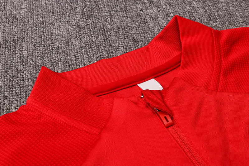 KIT PRÉ JOGO - INTERNACIONAL - VERMELHO, BRANCO E PRETO
