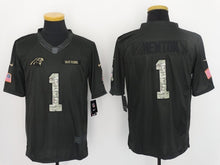 Carregar imagem no visualizador da galeria, CAMISA CAROLINA PANTHERS - NFL -  PRETO E BRANCO CAMUFLADO
