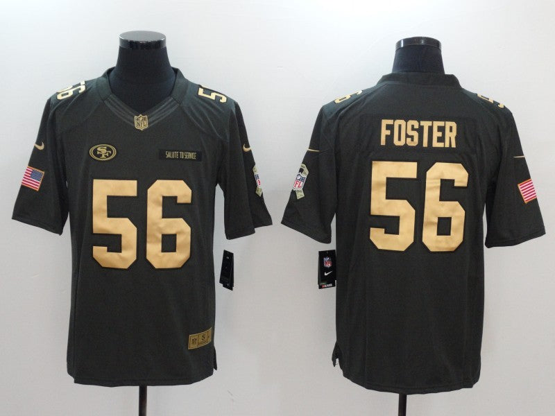 CAMISA SAN FRANCISCO 49ERS - NFL - PRETO E AMARELO