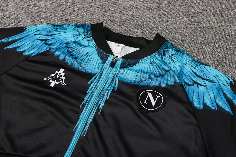 KIT PASSEIO - CALCIO NAPOLI -  PRETO E AZUL