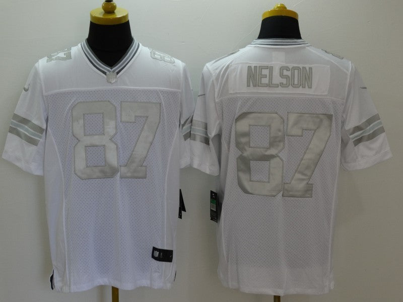 CAMISA GREEN BAY PACKERS - NFL - BRANCO E CINZA