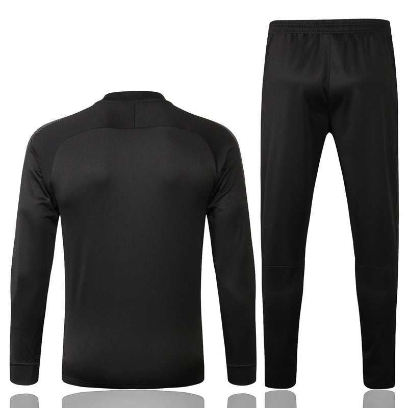 KIT PASSEIO - PARIS SAINT GERMAIN (PSG) - PRETO E CINZA