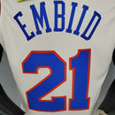 CAMISA PHILADELPHIA 76ers - BRANCO E AZUL - EDIÇÃO 2021