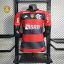 CAMISA FLAMENGO - CASA/ HOME - TODOS OS PATROCÍNIOS - JOGADOR - 23/24