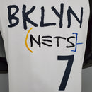 CAMISA BROOKLYN NETS - BRANCA EDIÇÃO GRAFITE -2021/ 2022