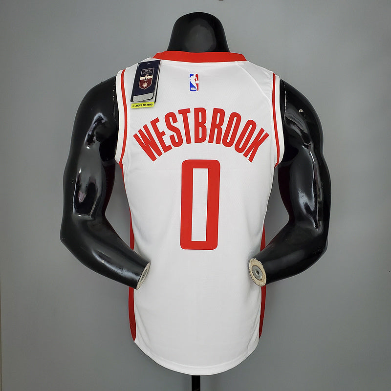 CAMISA HOUSTON ROCKETS - BRANCA TEMPORADA 2021