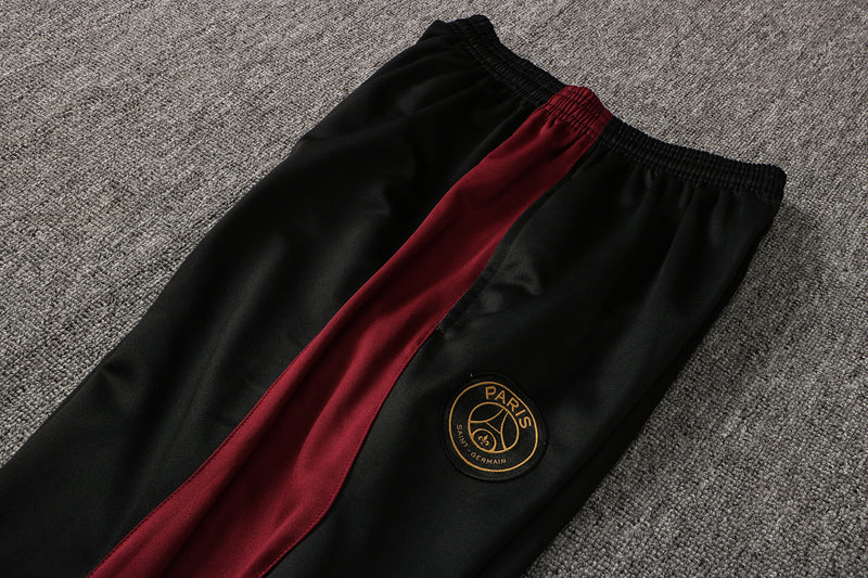 KIT PASSEIO COM CAPUZ - PARIS SAINT GERMAIN (PSG) - PRETO E BRANCO
