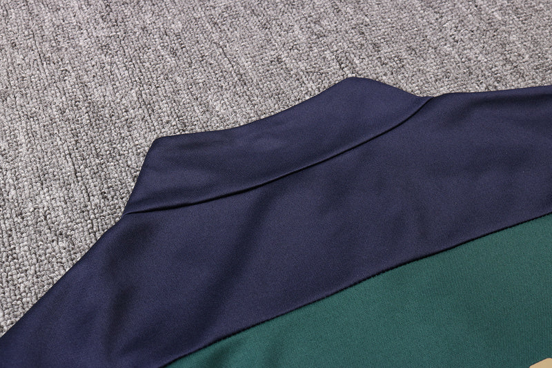 KIT PRÉ JOGO - ITÁLIA - VERDE ESCURO E AZUL
