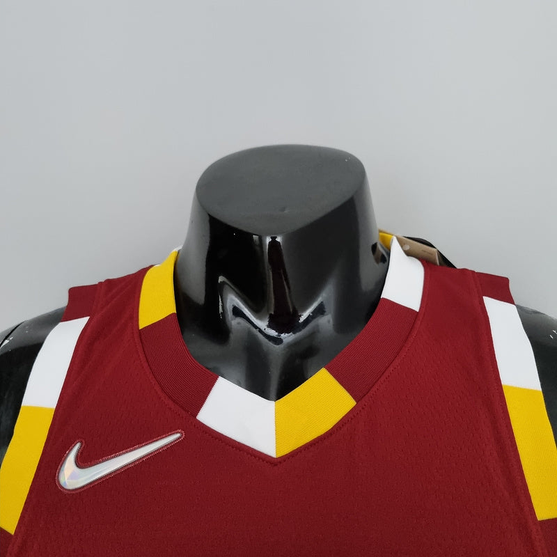 CAMISA CLEVELAND CAVALIERS - CITY EDITION 75TH ANNIVERSARY - NIKE BRILHANTE - VERMELHA - 2021/ 2022