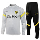 KIT PRÉ JOGO - CHELSEA - BRANCO, PRETO E AMARELO