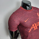 CAMISA LIVERPOOL - TREINO/ TRAINNING - VINHO - JOGADOR - 22/23