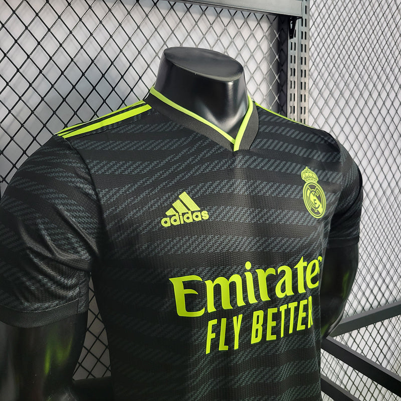 CAMISA REAL MADRID - TERCEIRO/ THIRD - JOGADOR - 22/ 23