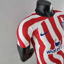 CAMISA ATLÉTICO DE MADRID - CASA/HOME - COM PATROCÍNIO - JOGADOR - 22/23