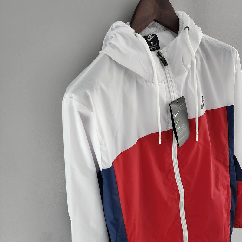 CORTA VENTO - STREETWEAR - SWOOSH - VERMELHO, BRANCO E AZUL - 2022
