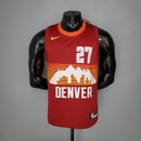 CAMISA DENVER NUGGETS - CITY EDITION VERMELHA 2021