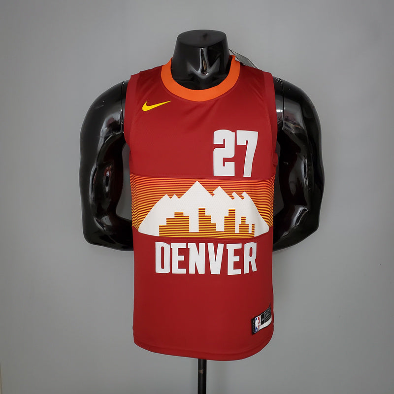 CAMISA DENVER NUGGETS - CITY EDITION VERMELHA 2021