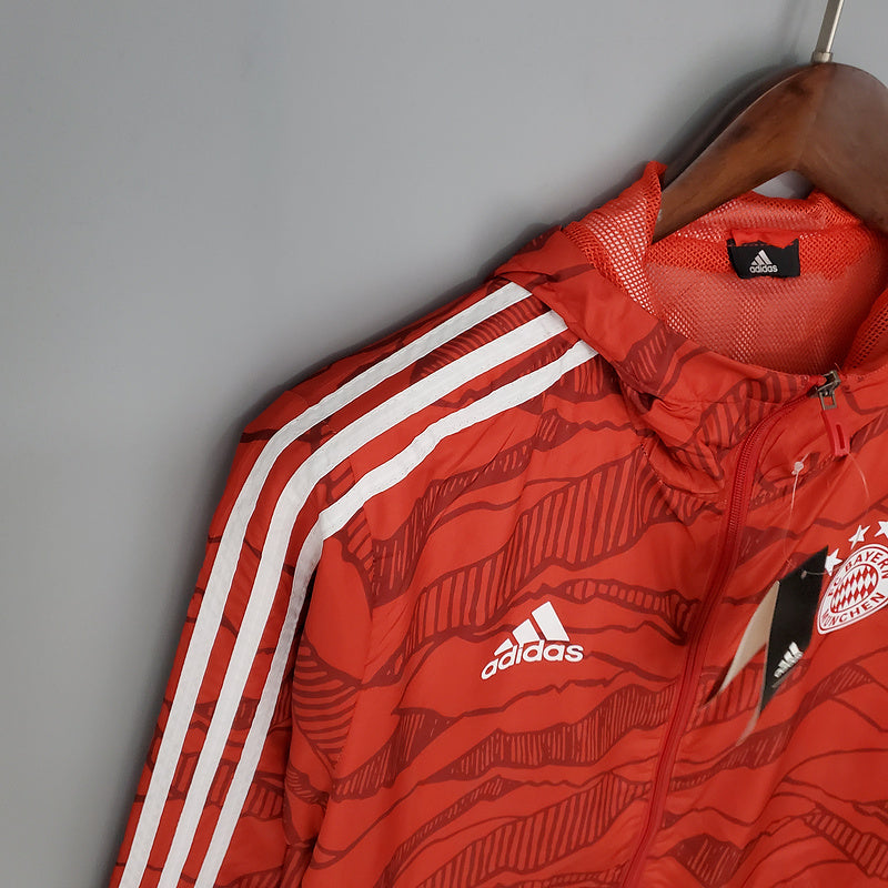 CORTA VENTO - BAYERN DE MUNIQUE - VERMELHO E BRANCO