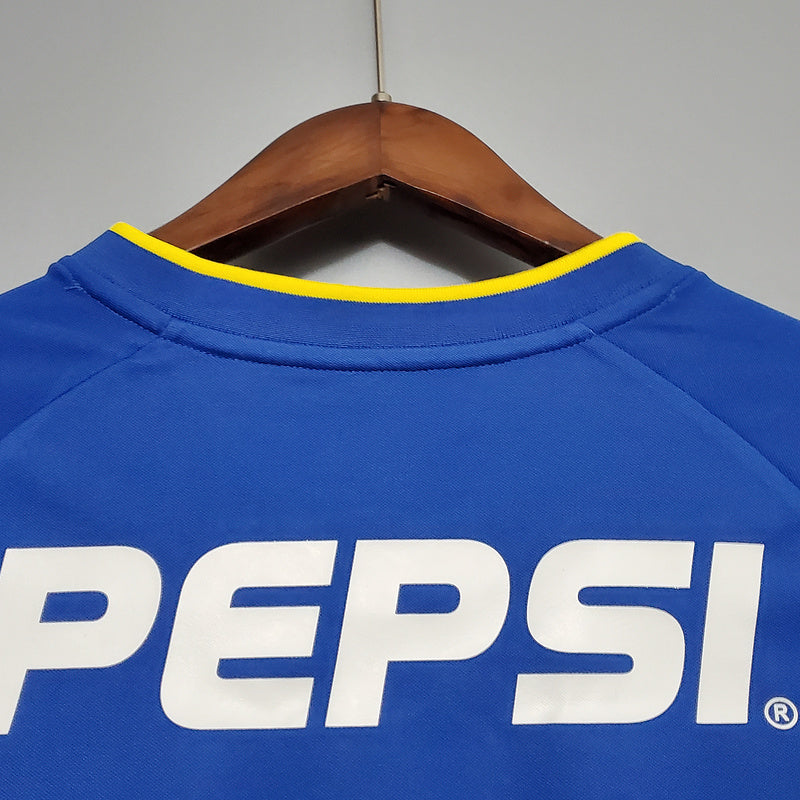 CAMISA BOCA JUNIORS - RETRÔ - TORCEDOR - 2002