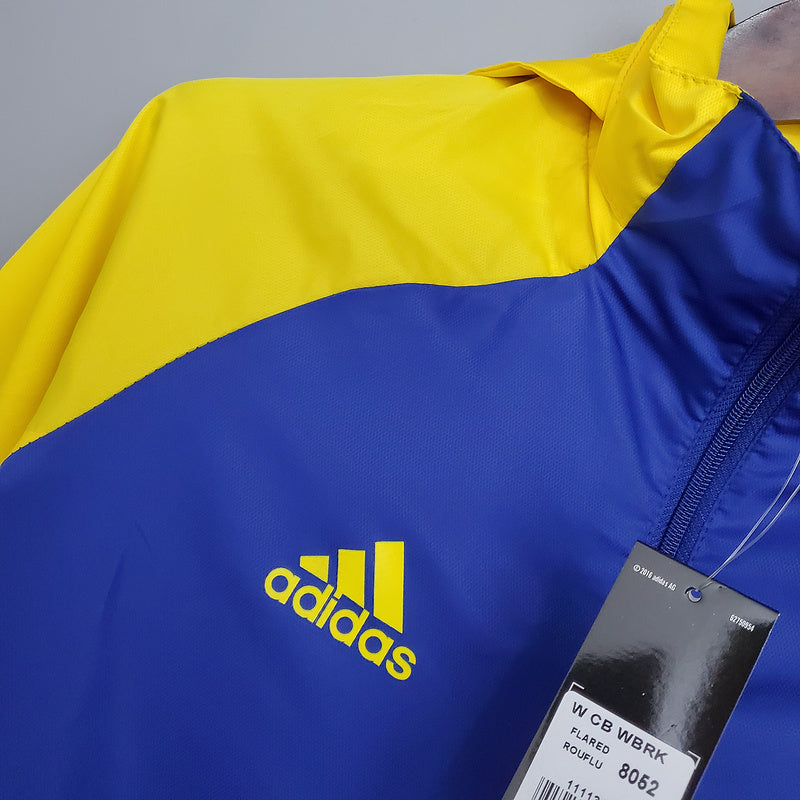 CORTA VENTO - BOCA JUNIORS - AMARELO E AZUL