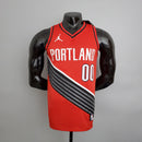 CAMISA PORTLAND TRAIL BLAZERS - CITY EDITION VERMELHA LIMITADA 2021