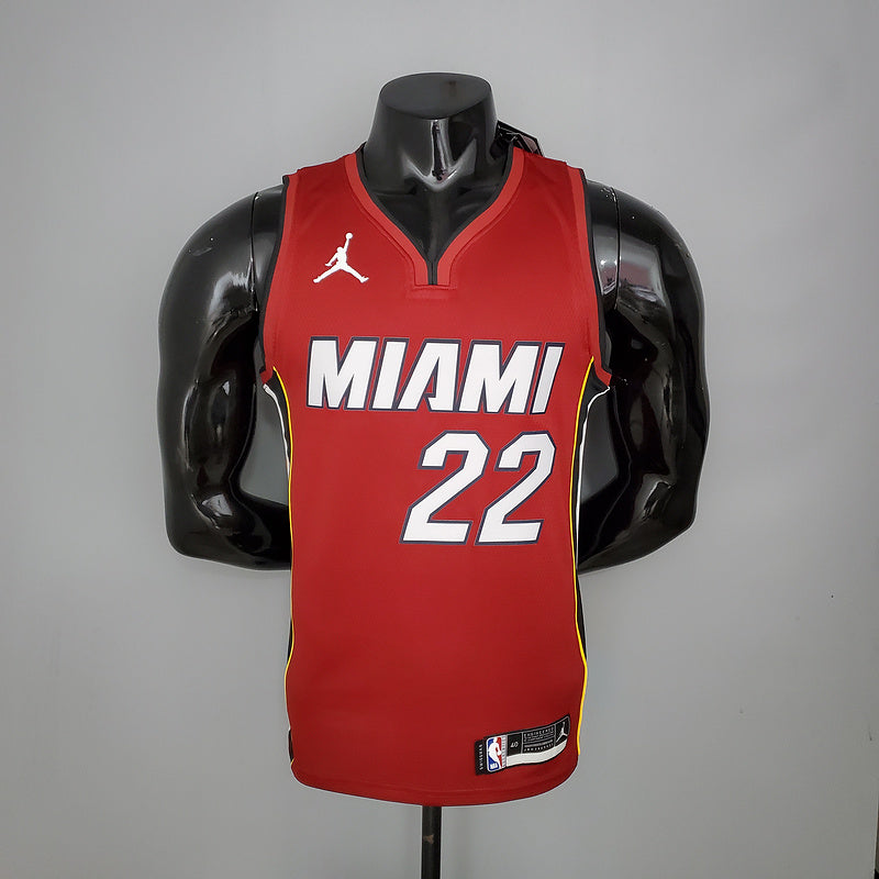 CAMISA MIAMI HEAT - BÔNUS EDIÇÃO VERMELHO ( JORDAN ) - #22 BUTLER