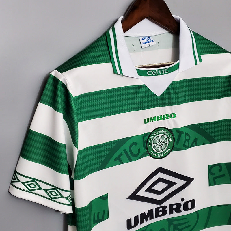 CAMISA CELTIC - RETRÔ - TORCEDOR - 1998