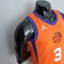 CAMISA PHOENIX SUNS - LARANJA COM JORDAN BRILHANTE - CITY EDITION 75TH ANNIVERSARY - 2022