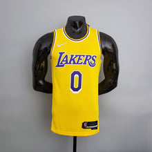 Carregar imagem no visualizador da galeria, CAMISA LAKERS - AMARELA COM NIKE BRILHANTE - 75TH ANNIVERSARY - ICON EDITION - 2021/ 2022
