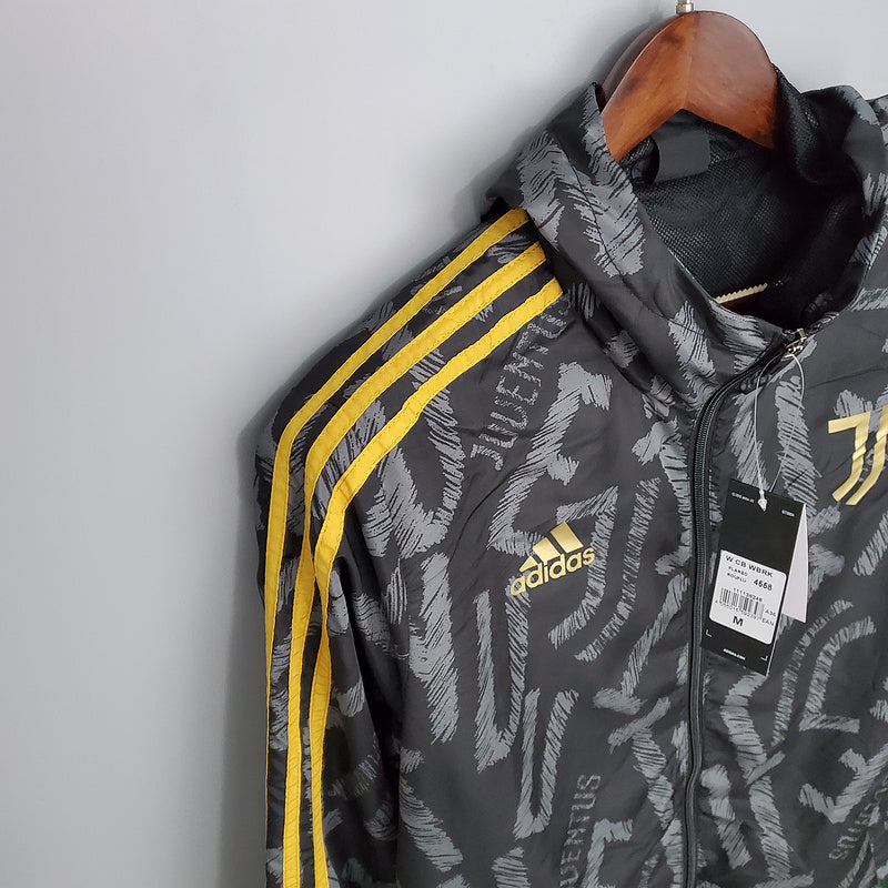 CORTA VENTO - JUVENTUS - PRETO E AMARELO
