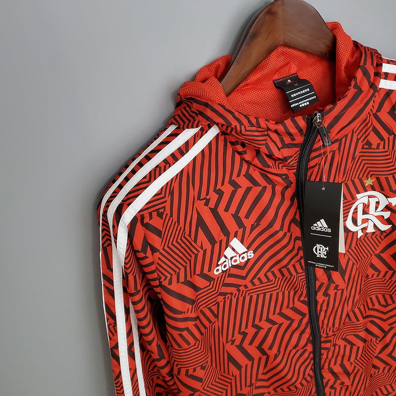 CORTA VENTO - FLAMENGO - VERMELHO E PRETO