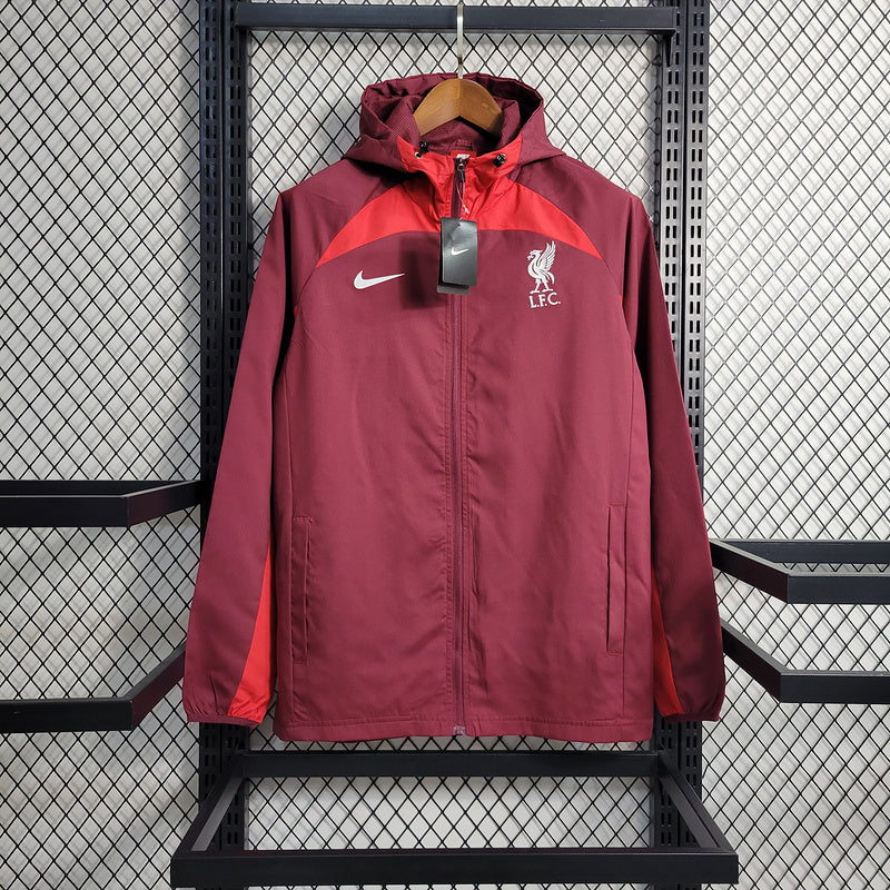 CORTA VENTO - LIVERPOOL - VERMELHO