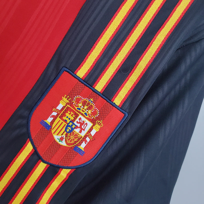 CAMISA ESPANHA - RETRÔ - TORCEDOR - 1998