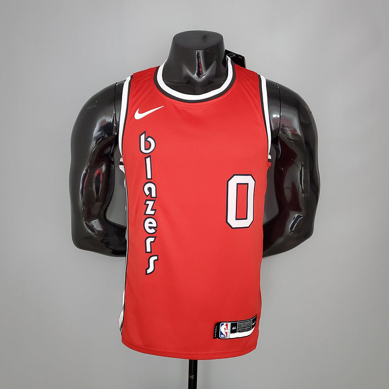 CAMISA PORTLAND TRAIL BLAZERS - RETRÔ - VERMELHA