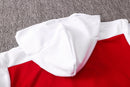 KIT PASSEIO COM CAPUZ - ARSENAL - VERMELHO E BRANCO