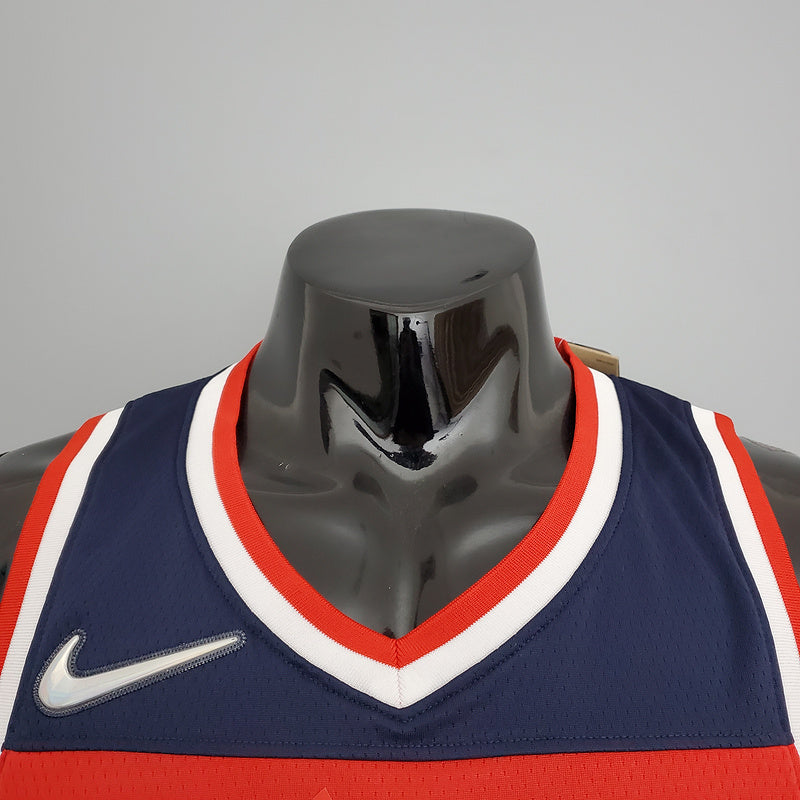 CAMISA WASHINGTON WIZARDS - 75TH ANNIVERSARY - VERMELHA - ICON EDITION - 2021