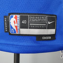 CAMISA GOLDEN STATE WARRIORS - QUBRA DE RECORDE STEPHEN CURRY 2974 VEZES DE 3 - AZUL COM NIKE BRILHANTE - ICON EDITION 75TH ANNIVERSARY - 2021/ 2022