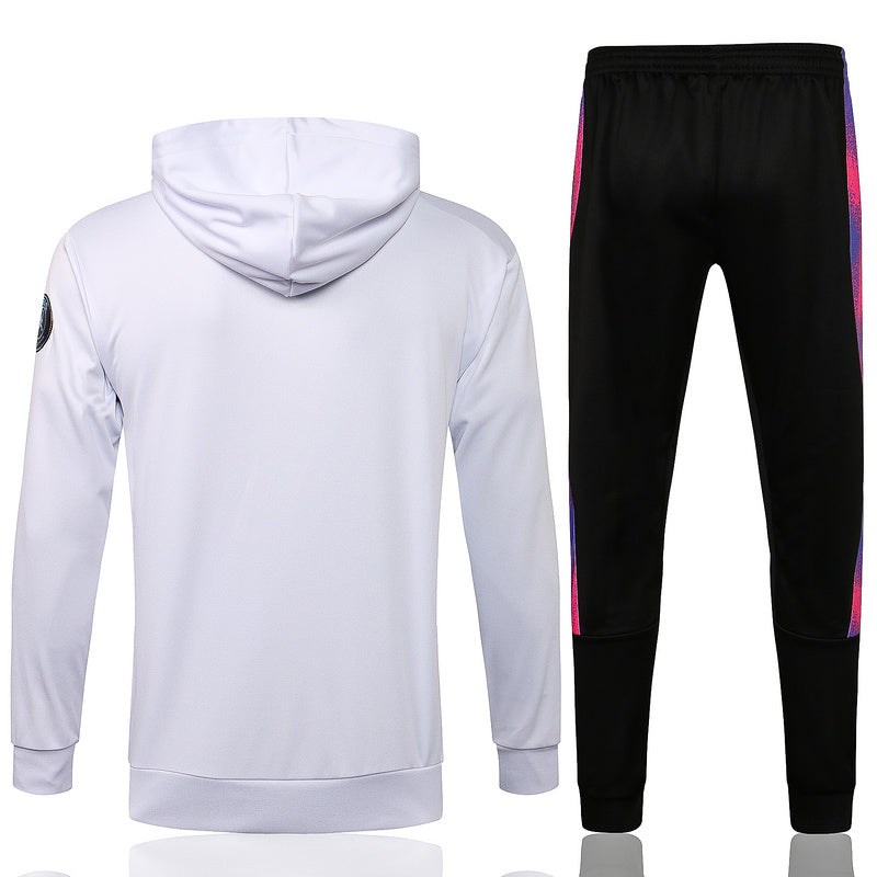 KIT MOLETOM - PARIS SAINT GERMAIN (PSG) - BRANCO, ROXO E ROSA