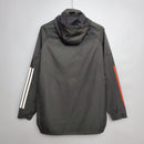 CORTA VENTO - MANCHESTER UNITED- PRETO, BRANCO E VERMELHO