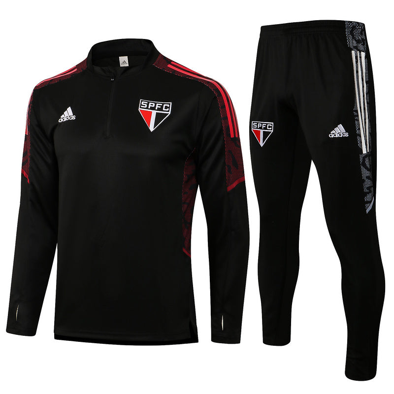 KIT PRÉ JOGO - SÃO PAULO - PRETO E VERMELHO