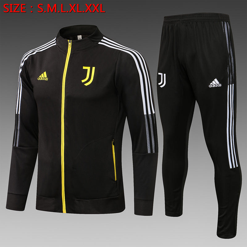 KIT PASSEIO - JUVENTUS - PRETO, AMARELO E BRANCO