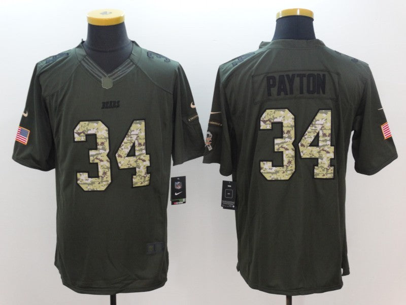 CAMISA CHICAGO BEARS - NFL - PRETO E VERDE CAMUFLADO