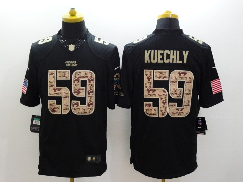 CAMISA CAROLINA PANTHERS - NFL -  PRETO E CAMUFLADO
