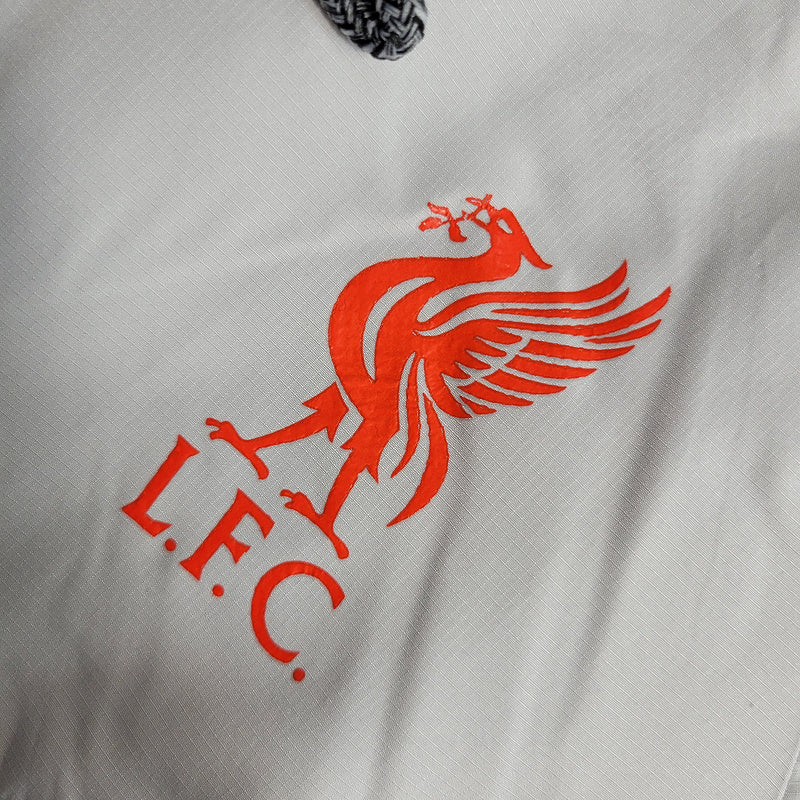 CORTA VENTO - LIVERPOOL - BRANCO E CINZA