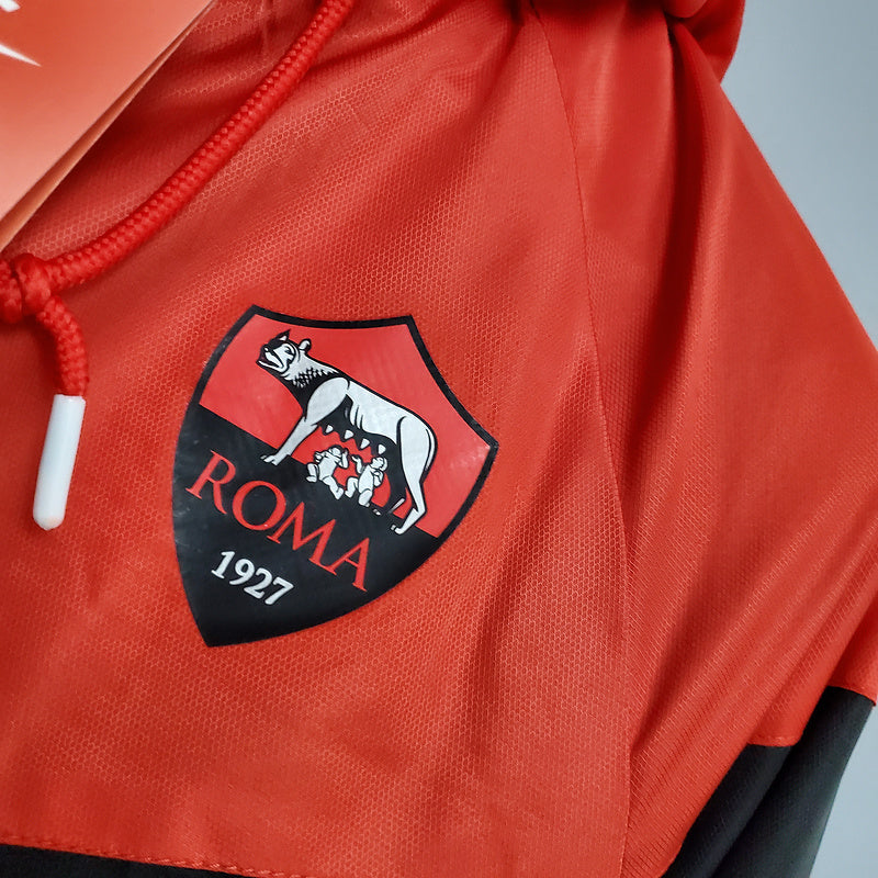 CORTA VENTO - ROMA - VERMELHO E PRETO
